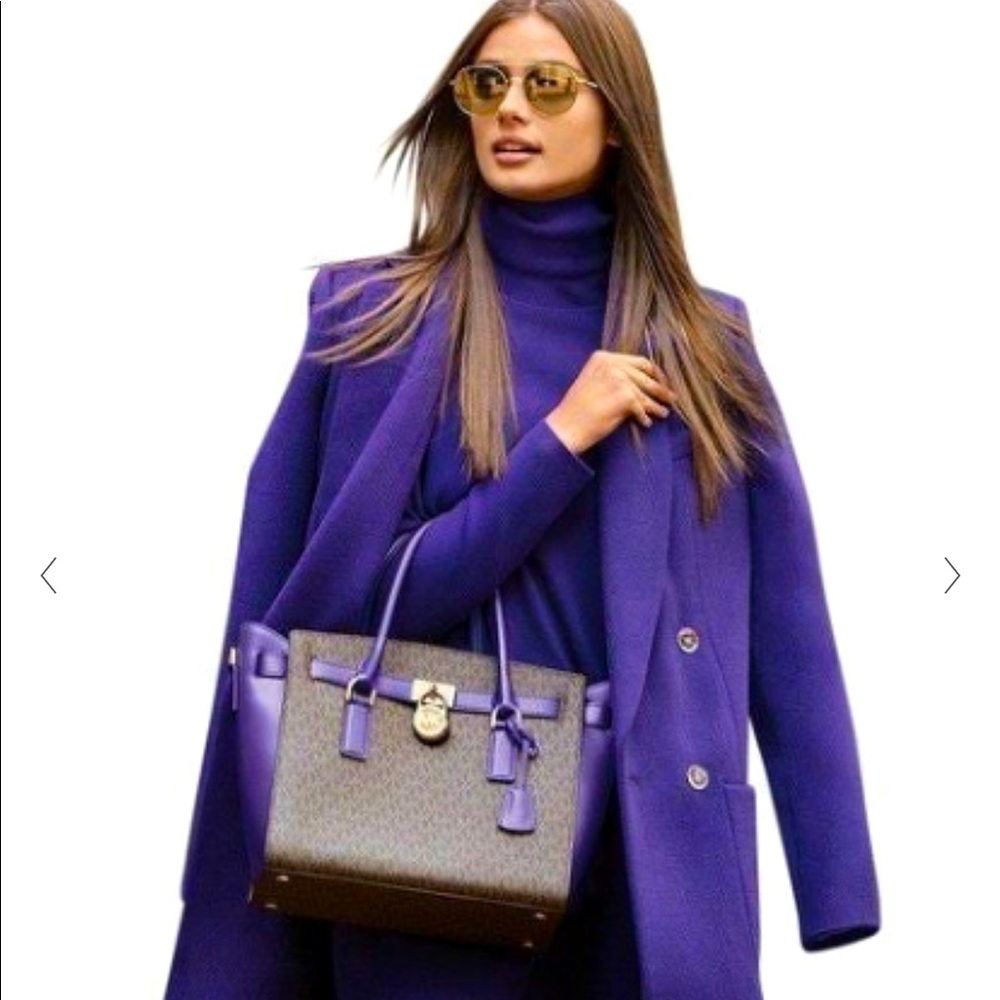 ⭐️WALLET FREE!⭐️Gorgeous Purple MK Hamilton Set!